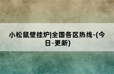 小松鼠壁挂炉|全国各区热线-(今日-更新)